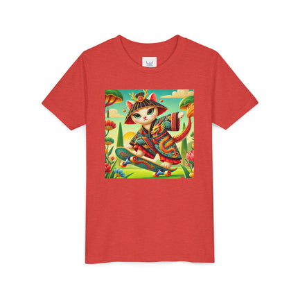 Dragon Dance on Wheels Youth Short Sleeve Tee