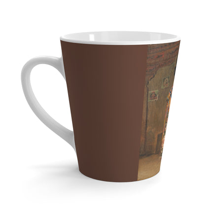 A Buddhist Lama at a Feast at Pemionchi Monastery by Vasily Vereshchagin Latte Mug