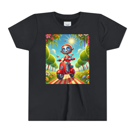 The Traveling Robot Youth Short Sleeve Tee