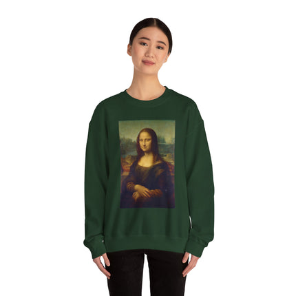 Mona Lisa by Leonardo da Vinci Unisex Heavy Blend™ Crewneck Sweatshirt