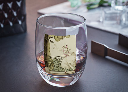 Sur talons rouges (On Red Heels) pl 02 by Gerda Wegener Whiskey Glass
