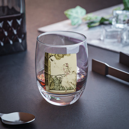 Sur talons rouges (On Red Heels) pl 02 by Gerda Wegener Whiskey Glass