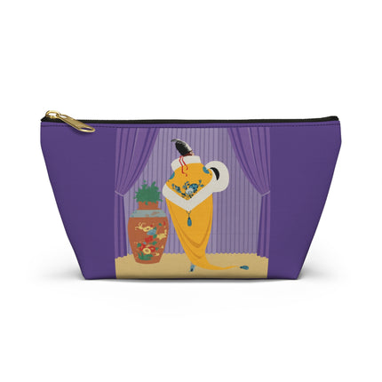 Golden Robe Cosmetic Bag – Elegant Drama & Timeless Sophistication