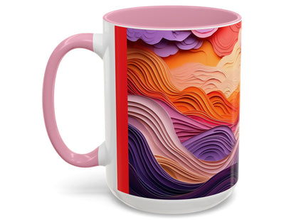 Dramatic Sunset Sky Colorful Mugs (11oz, 15oz)