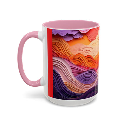 Dramatic Sunset Sky Colorful Mugs (11oz, 15oz)