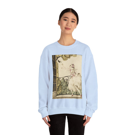 Sur talons rouges (On Red Heels) pl 02 by Gerda Wegener Heavy Blend™ Crewneck Sweatshirt