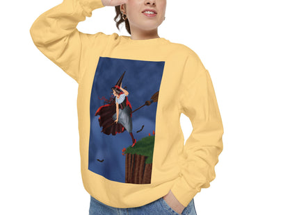The Enchanted Witch Unisex Garment-Dyed Sweatshirt