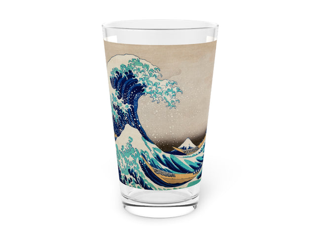 The Great Wave off Kanagawa by Katsushika Hokusai Glass, 16oz