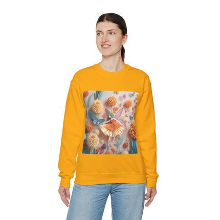 Dahlia Fairy Unisex Heavy Blend™ Crewneck Sweatshirt