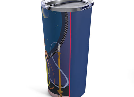 Smoke and Secrets: A Glamorous Encounter in Prohibition Era Tumbler 20oz