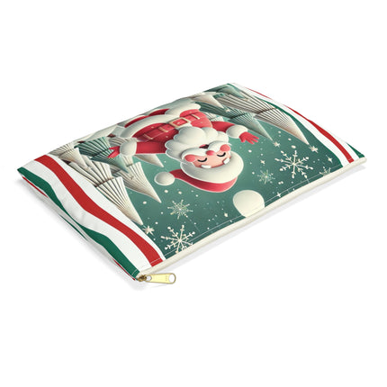 Santa's Joyful Night Accessory Pouch