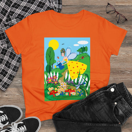 Garden Magic Women's Midweight Cotton Tee