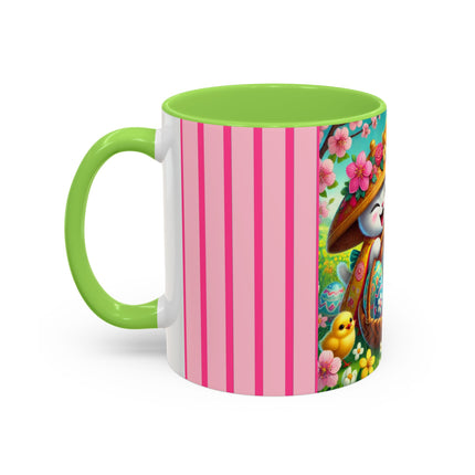 Geisha Kitten’s Easter Delight Colorful Mugs (11oz, 15oz)