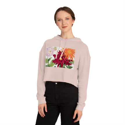 Dahlia by Tanigami Kônan Women’s Cropped Hooded Sweatshirt