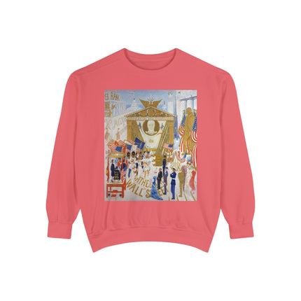 The Cathedrals of Wall Street Unisex Garment-Dyed Sweatshirt