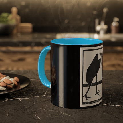 A Lame Marabou by Samuel Jessurun de Mesquita Colorful Mugs, 11oz