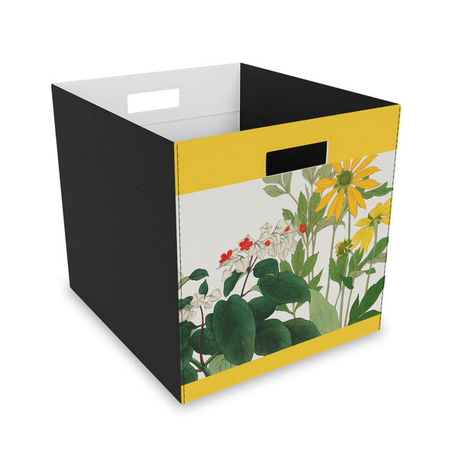 Clerodendrum & Rudbeckia by Tanigami Kônan Felt Storage Box