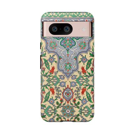 Arabic Art Pattern, Plate by Emile Prisse d’Avennes Phone Cases