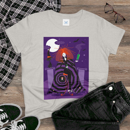 Mystic Elegance Women's Midweight Cotton Tee