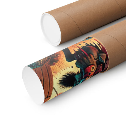 🦴🐾 The Cunning Scavenger Matte Vertical Poster – Survival, Strategy & Dark Fantasy