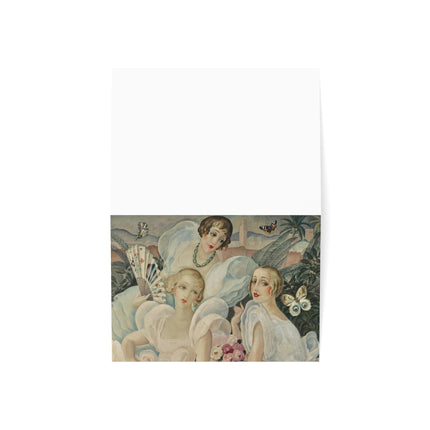 Les Femmes Fatales by Gerda Wegener Greeting Cards (1, 10, 30, and 50pcs)