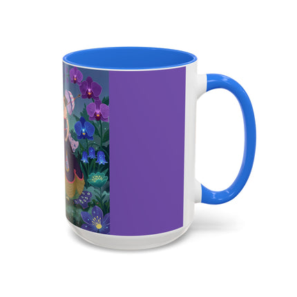 The Ladies Of The Moonlit Garden Colorful Mugs – Art Deco Floral Elegance