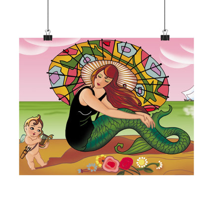 Siren Serenade Premium Matte horizontal posters