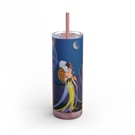 Moonlit Serenade Skinny Matte Tumbler, 20oz