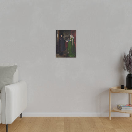Arnolfini Portrait by Jan Van Eyck Matte Canvas, Stretched, 0.75"