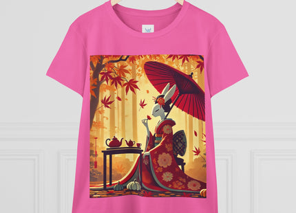 Theatrical Harvest Rabbit Women's Midweight Cotton Tee