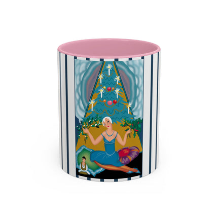 Art Deco Christmas Elegance Colorful Mugs (11oz, 15oz)