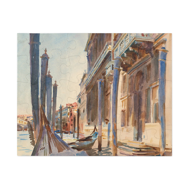Gondola Moorings on the Grand Canal by John Singer Sargent Puzzle (30, 110, 252, 500-Piece)