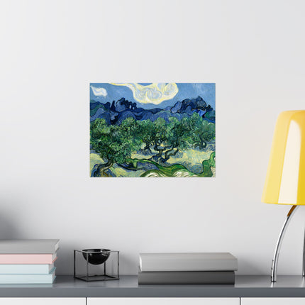 Olive Trees by Vincent Van Gogh Matte Horizontal Posters