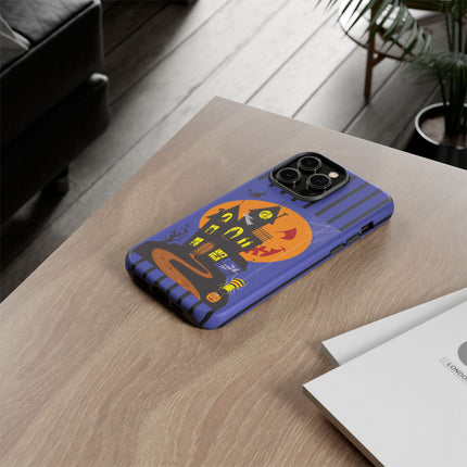 Halloween Night at the Haunted House Phone Cases