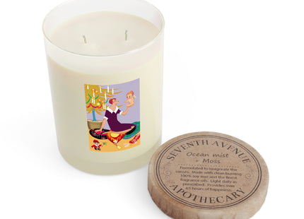 Art Deco Christmas Scented Candle - Full Glass, 11oz