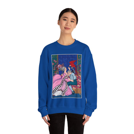 The Jealous Parrot by George Barbier Heavy Blend™ Crewneck Sweatshirt