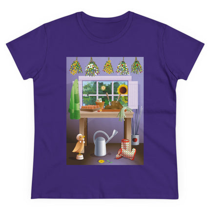A Gardener's Haven Women's Midweight Cotton Tee