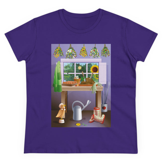 A Gardener's Haven Women's Midweight Cotton Tee