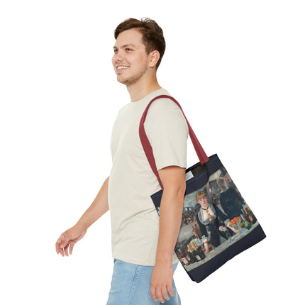A Bar at the Folies-Bergère by Edouard Manet Tote Bag (AOP)