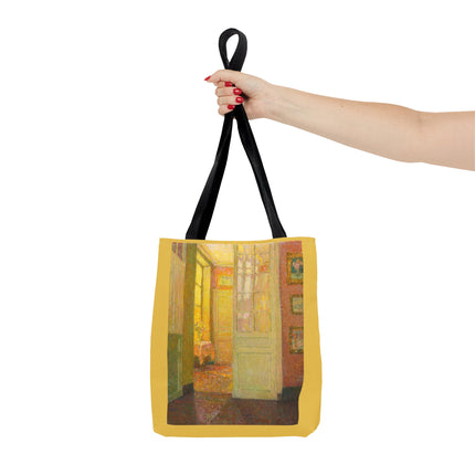 Interior, Window Light by Henri Le Sidaner Tote Bag (AOP)