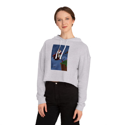 The Enchanted Witch Women’s Cropped Hooded Sweatshirt