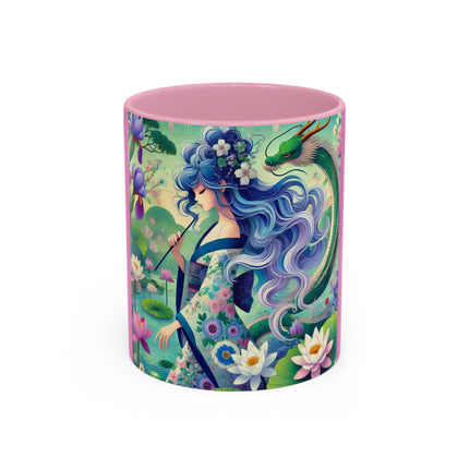 Fairy of the Koi Pond Colorful Mugs (11oz, 15oz)