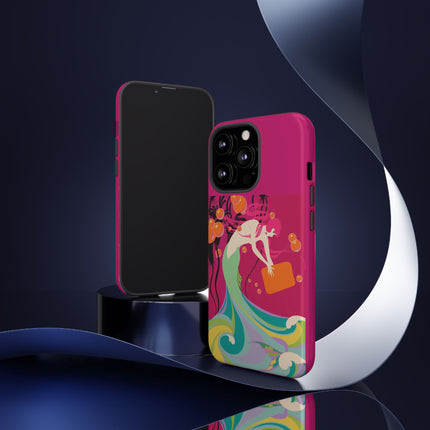 Mermaid Dive Phone Case – Vibrant Waves & Playful Elegance