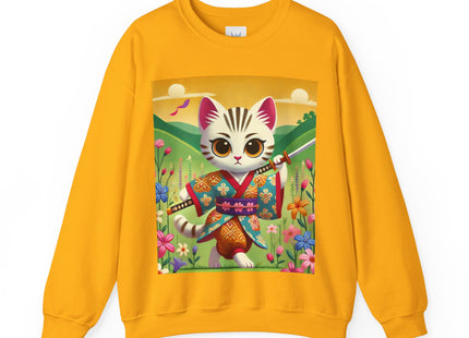 Samurai Kitten Unisex Heavy Blend™ Crewneck Sweatshirt
