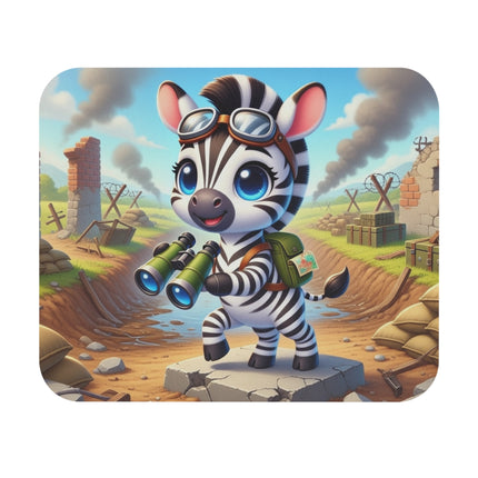 The Zebra Lookout Mouse Pad – Adventure, Curiosity & Explorer Spirit
