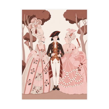 🌸🎭 L'Embarras Du Choix Postcards With Envelopes – George Barbier Art Deco Romantic Intrigue