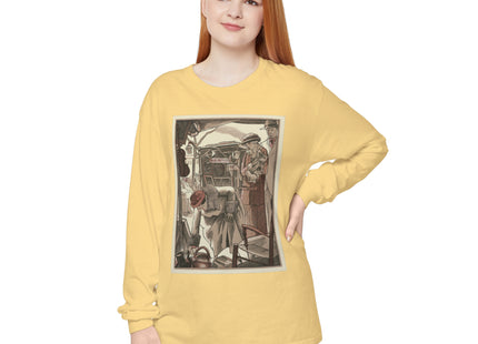 Bric-A-Brac by Fernand Siméon Garment-dyed Long Sleeve T-Shirt