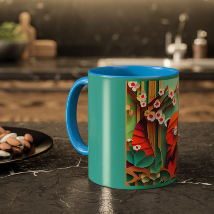 A Playful Red Panda Colorful Mugs (11oz, 15oz)