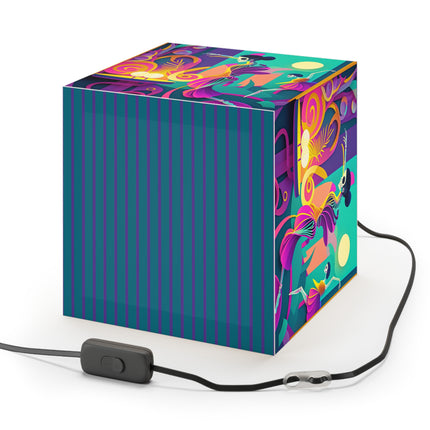 Dance of the Skeleton Ballerinas Light Cube Lamp
