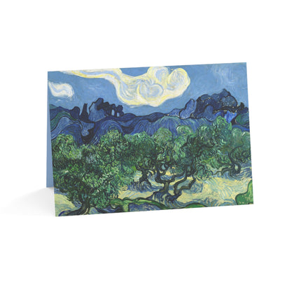 Olive Trees by Vincent Van Gogh Greeting Cards (1, 10, 30, and 50pcs)